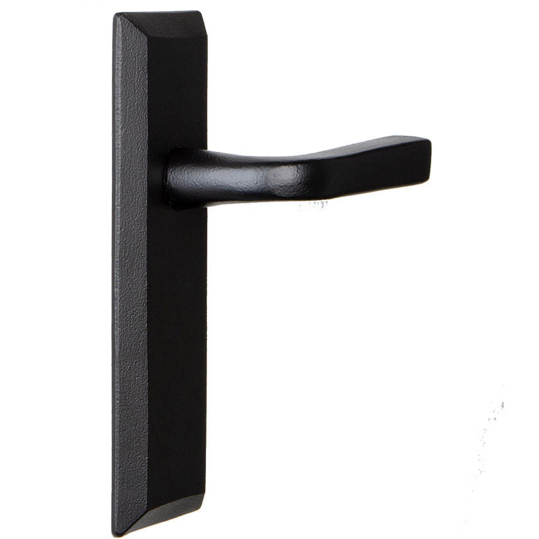 Black Iron Right Handed Single Dummy Door Handle