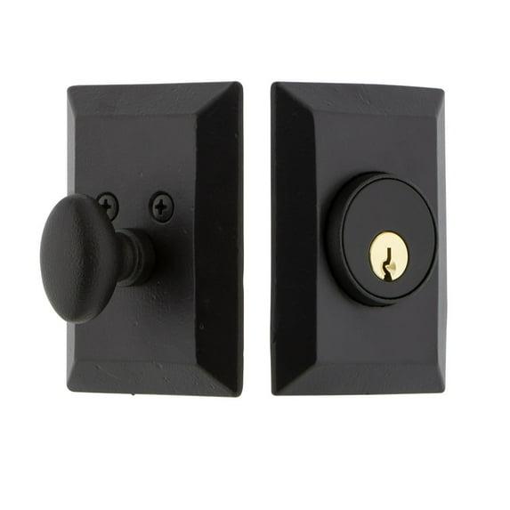 Ageless Iron Single Cylinder Deadbolt