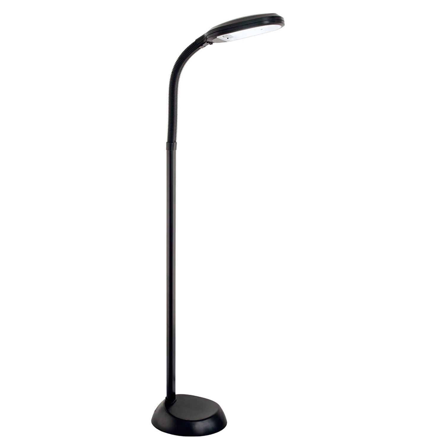 ArcFlex Black Adjustable Height 27W Floor Plant Light