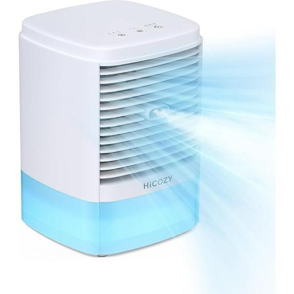 HiCOZY Air Cooler Portable Air Cooling Fan Humidifier For Desktop, Office, Bedroom