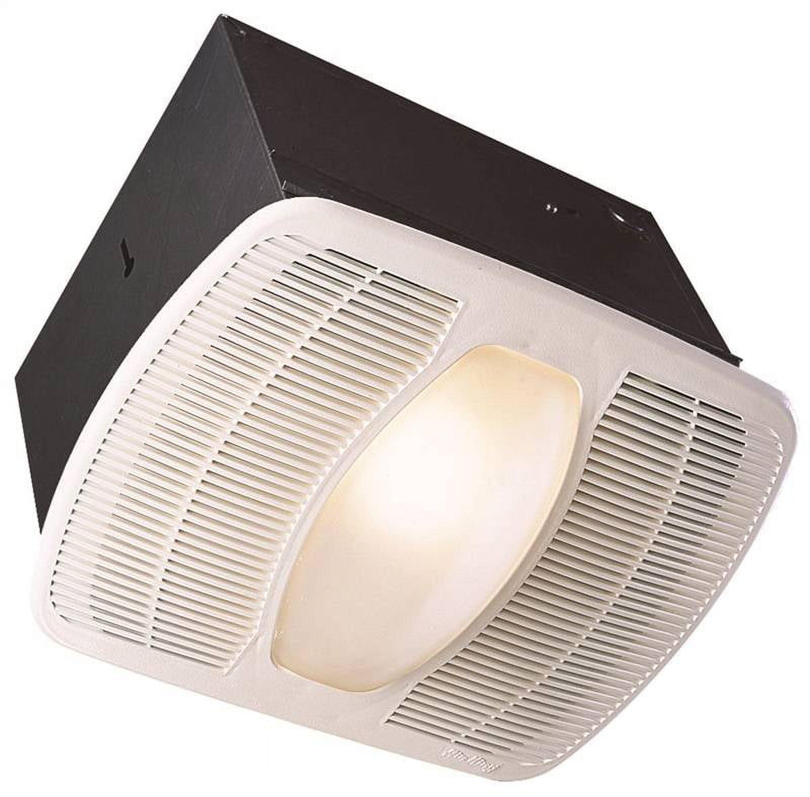 White Galvanized Steel LED Ceiling Mount Exhaust Fan