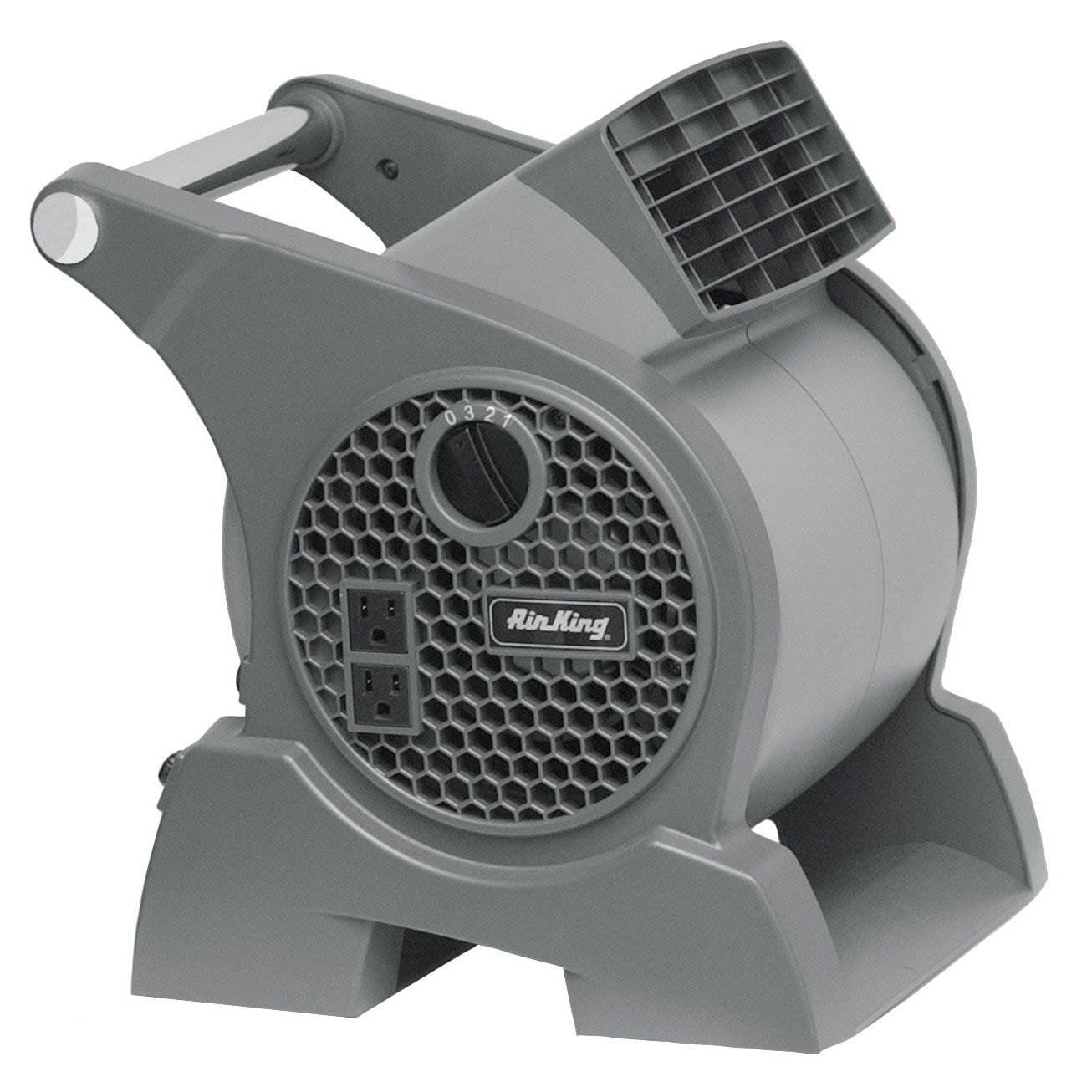 Air King Gray ABS Plastic 3-Speed Pivoting Utility Blower