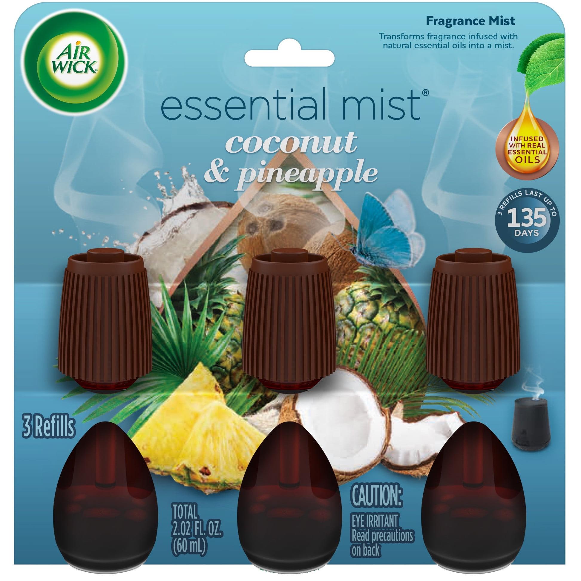 Coconut and Pineapple Essential Oil Mist Refill Pack