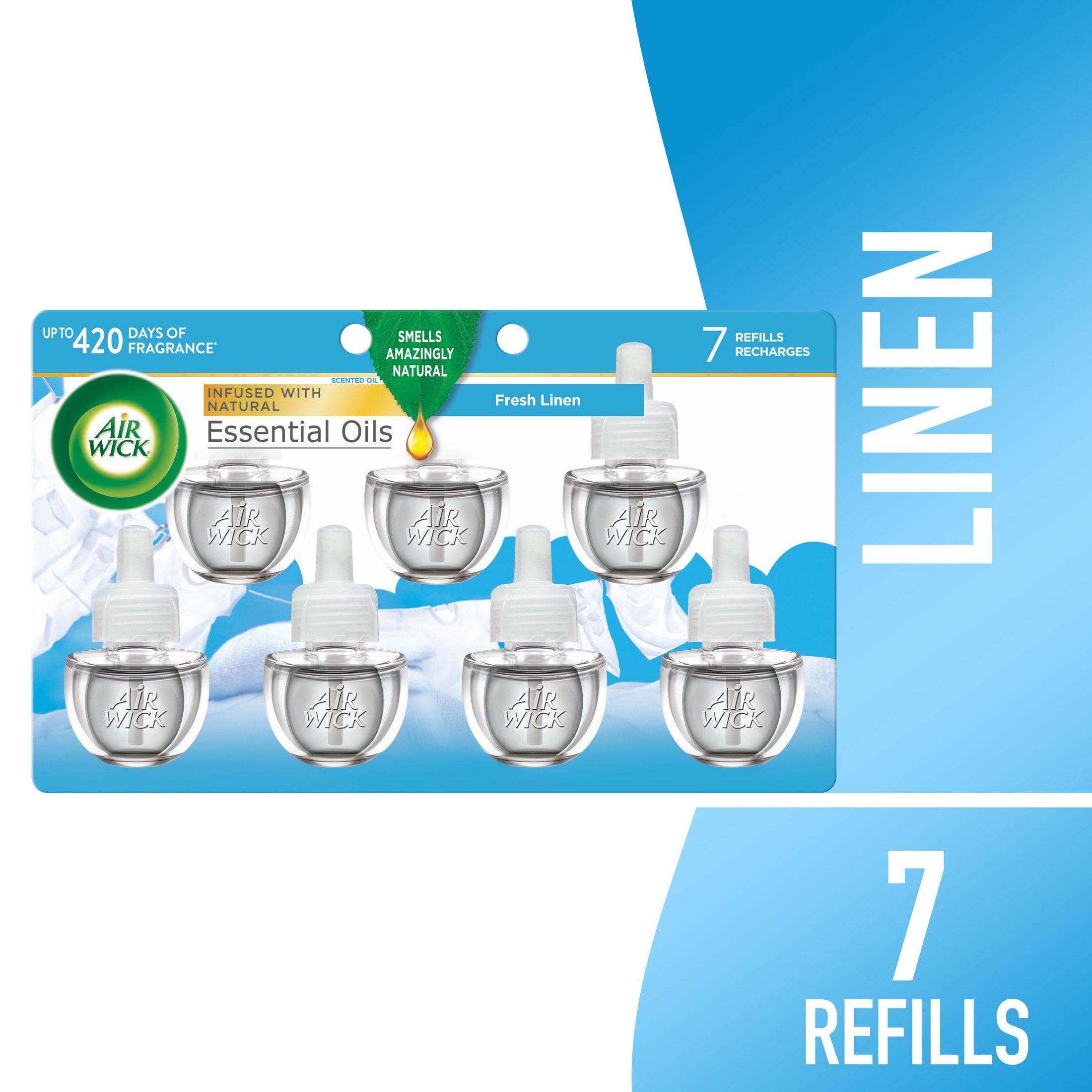 Air Wick Scented Oil Refill - Fresh Linen - 4.73 fl oz/7pk