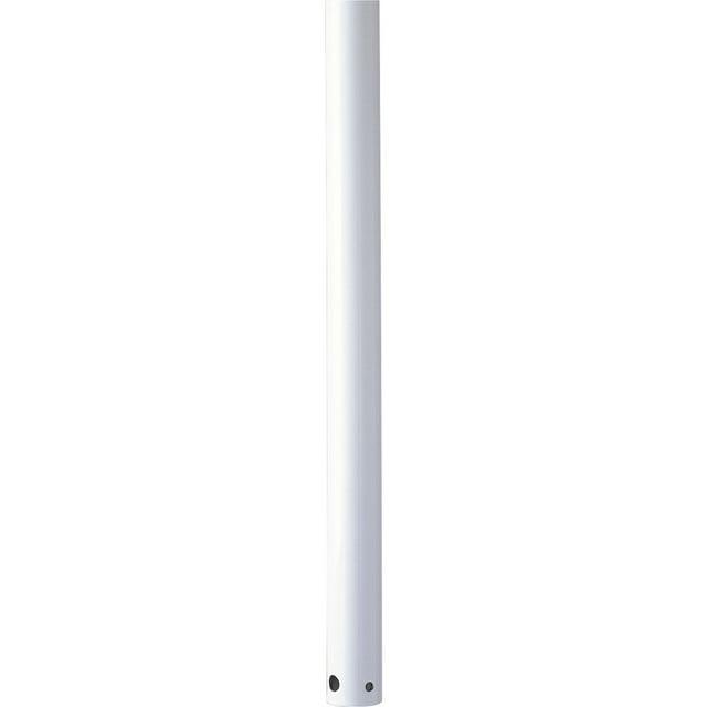 Progress Lighting 36-Inch Ceiling Fan Downrod In White Finish