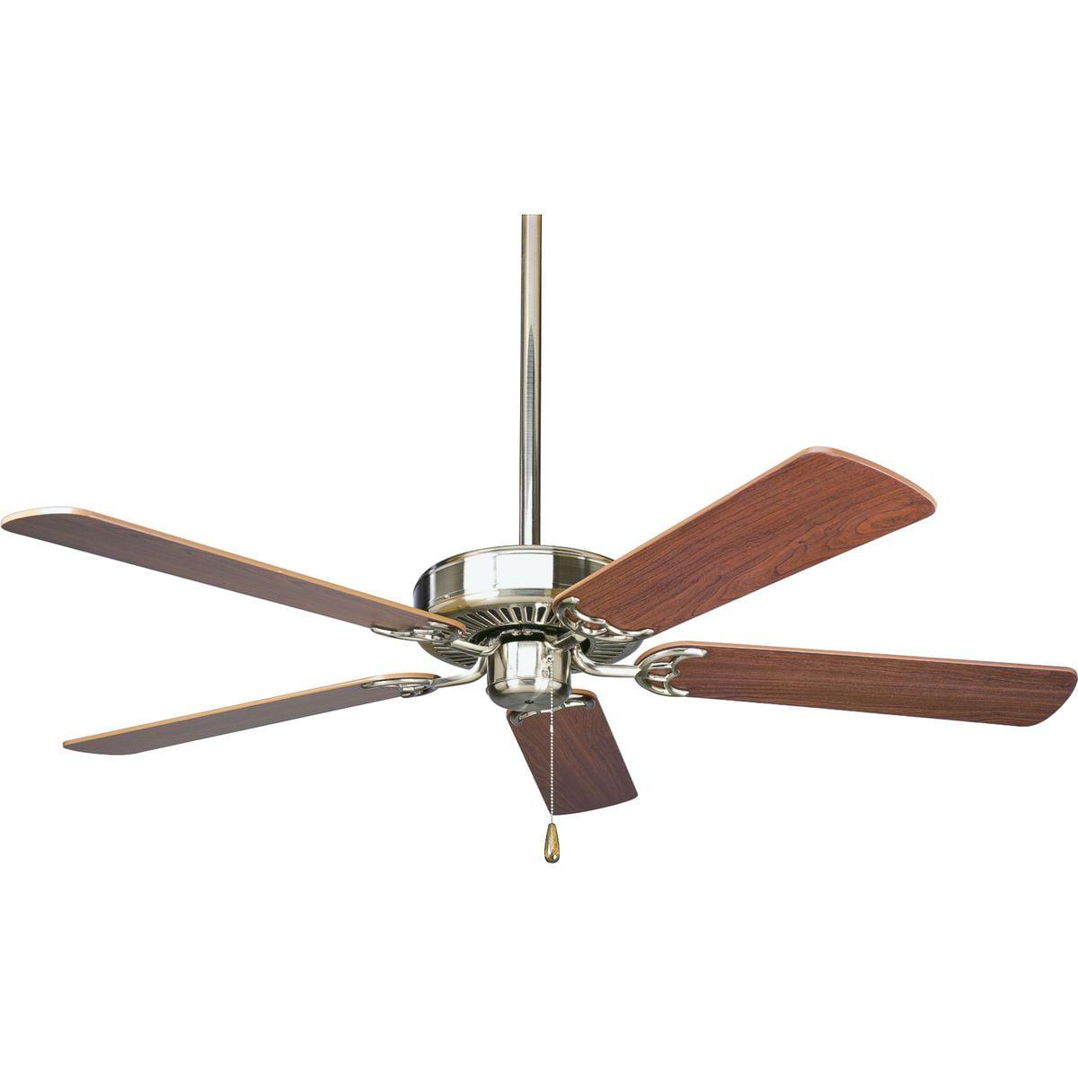 Progress Lighting Air Pro 52 Air Pro 52" 5 Blade Indoor Ceiling Fan - Nickel