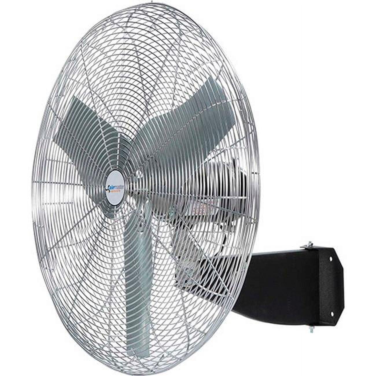 Airmaster 24" Galvanized Steel Oscillating Wall Mount Fan