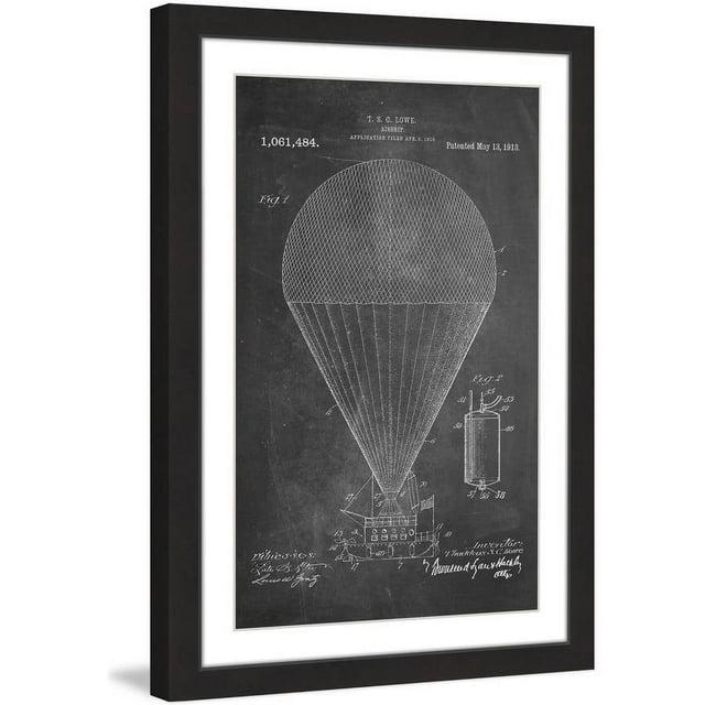 Marmont Hill 'Airship 1913 Chalk' by Steve King Framed Painting Print | Wayfair