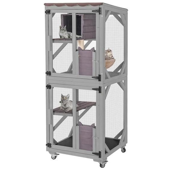 Aivituvin Portable Cat Playpen