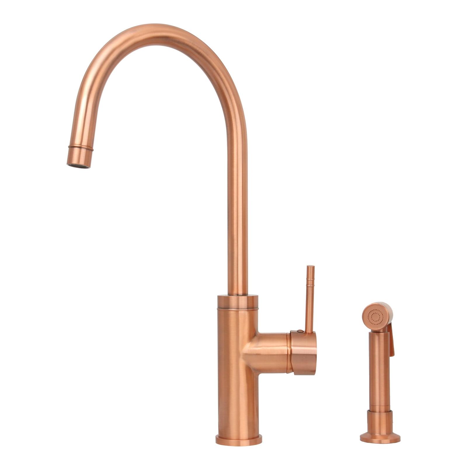 Single Handle Kitchen Faucet With Side Spray