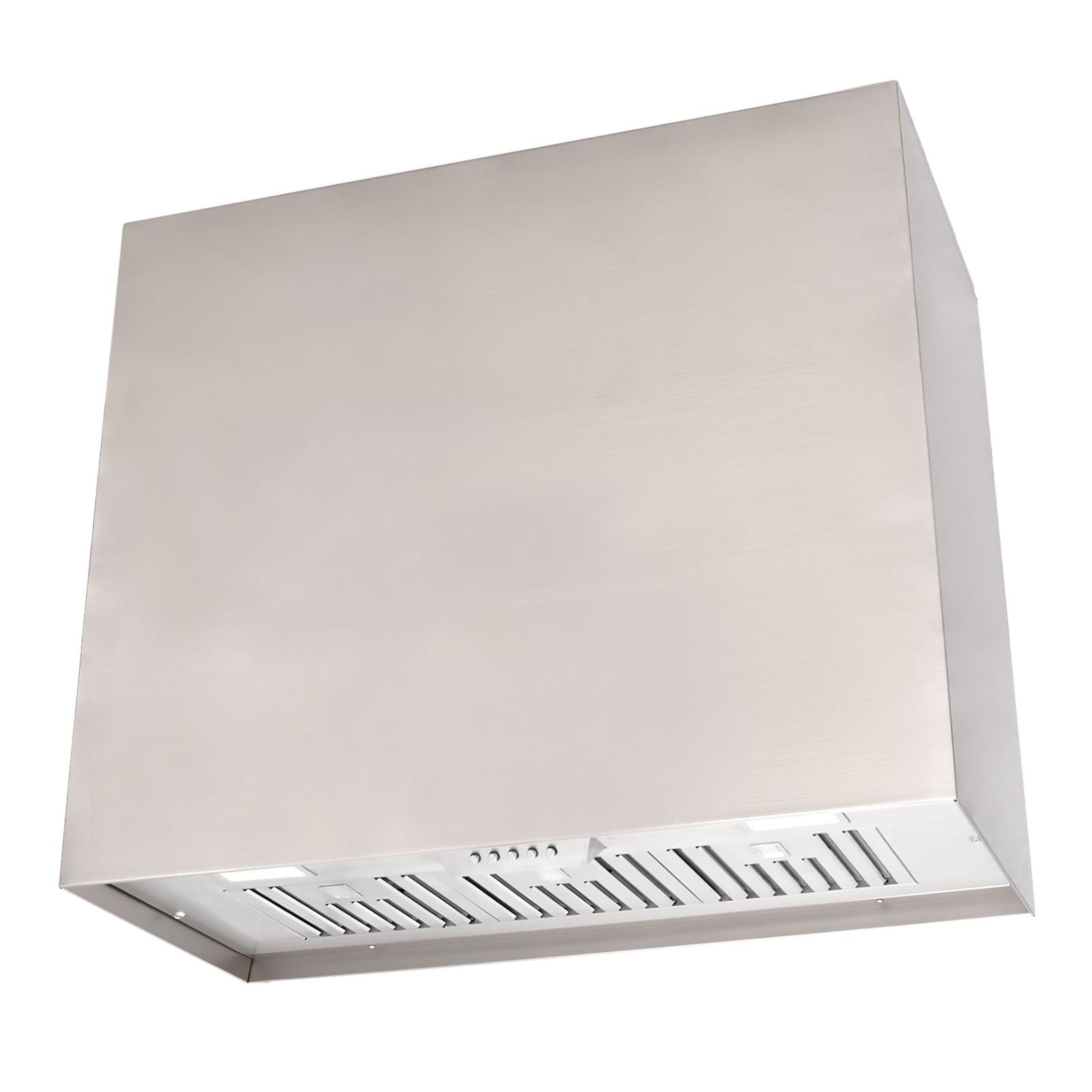 36-Inch Wall Mounted Stainless Steel Range Hood with Charcoal Filter