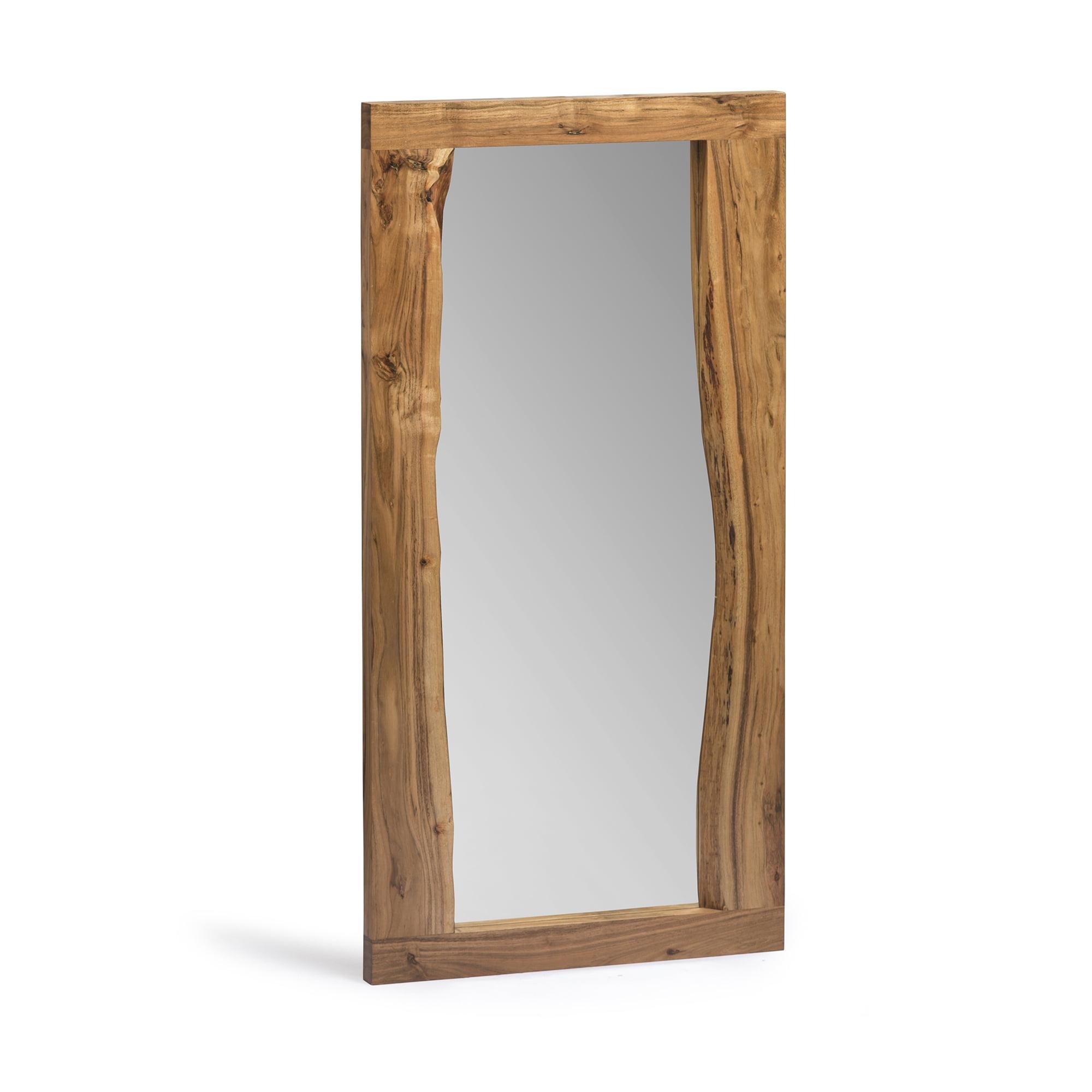 Alpine Natural Acacia Wood 48" Live Edge Mirror