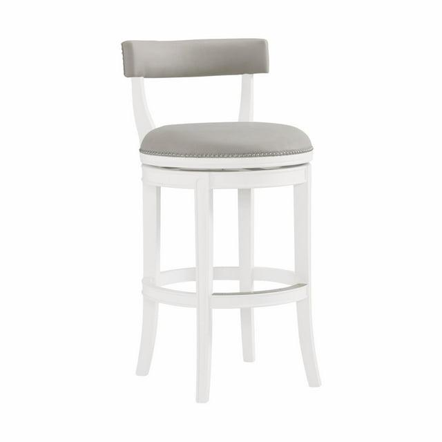 Hanover Solid Rubber Wood Swivel Counter And Bar Stool