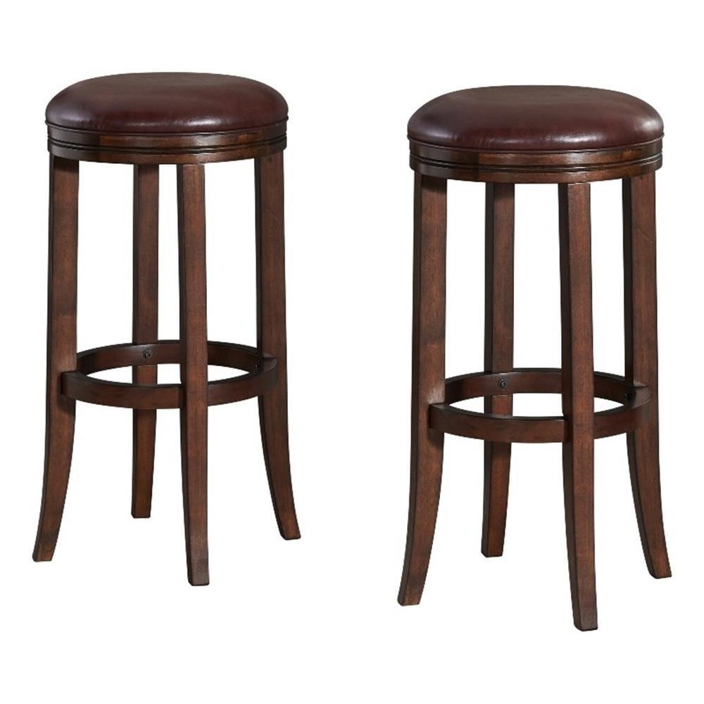 Natick Solid Rubber Wood Counter And Bar Stool