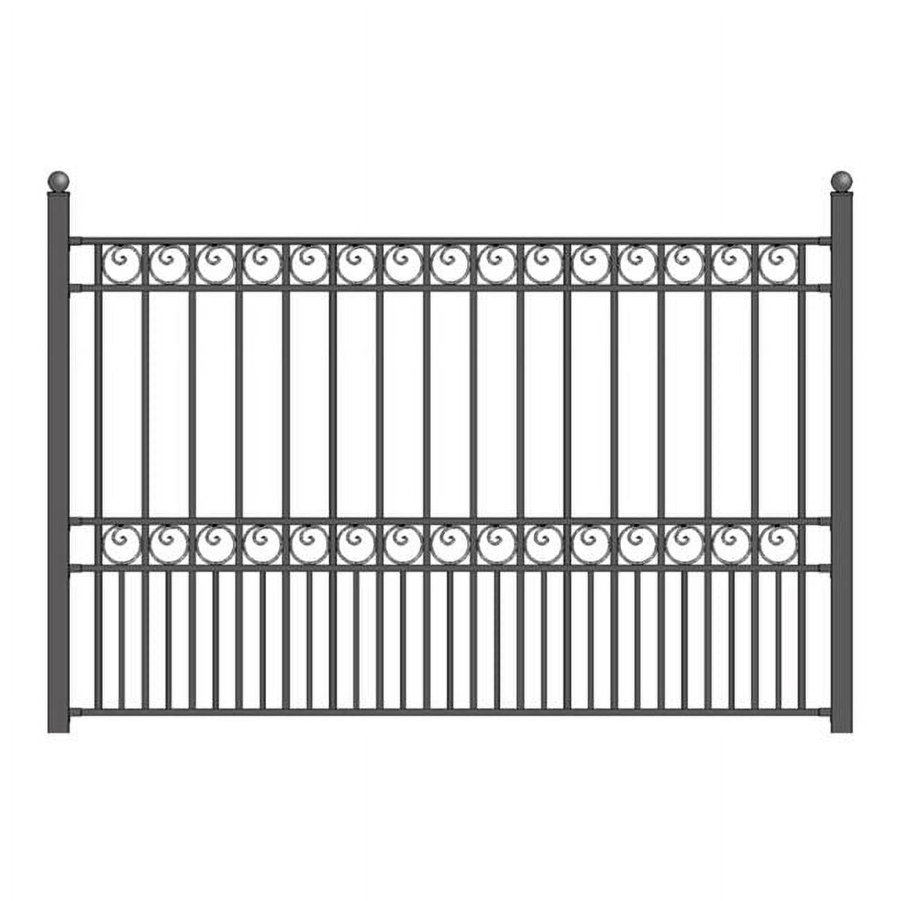 ALEKO 5 ft. H London Steel Fence Panel
