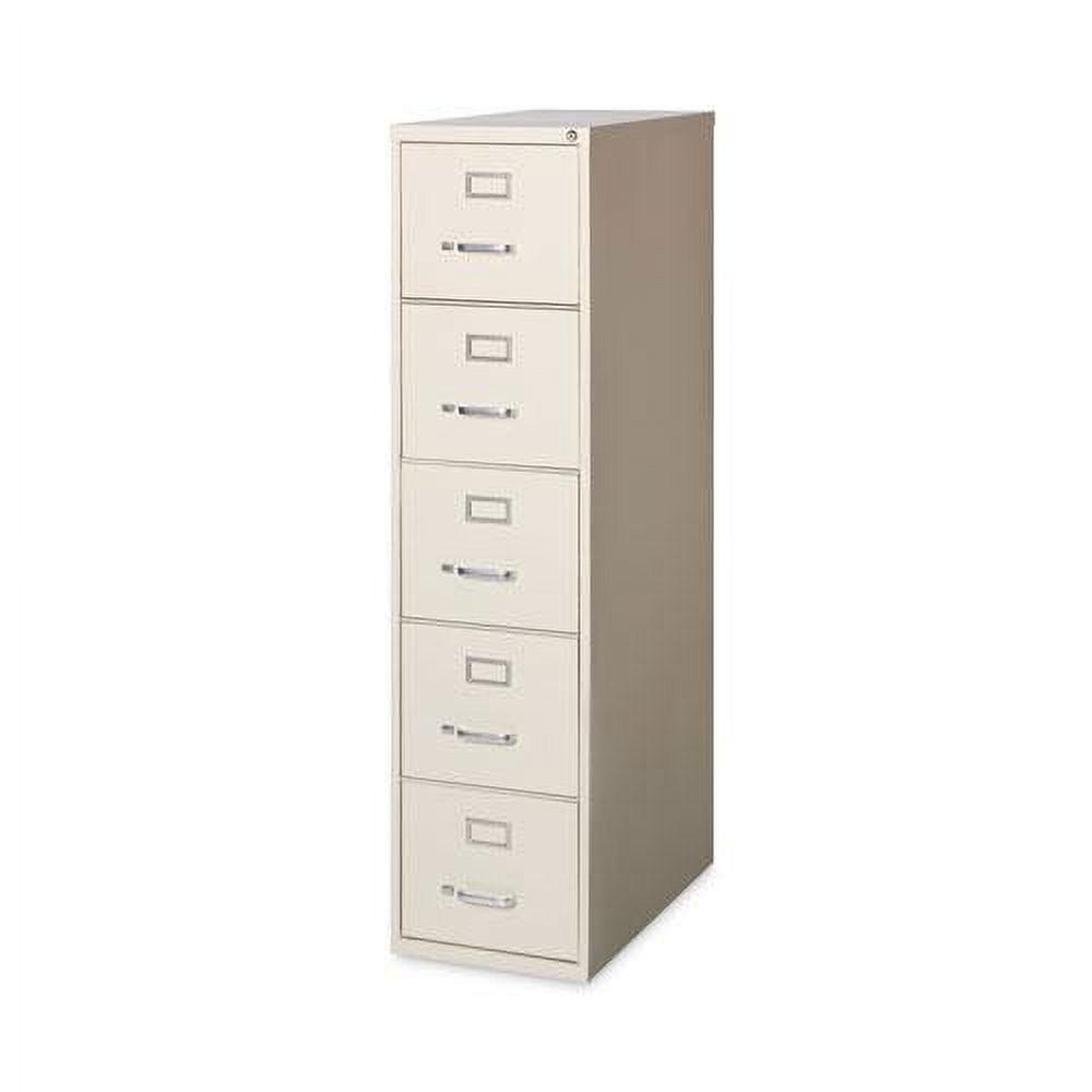 Putty 5-Drawer Lockable Vertical Steel File Cabinet