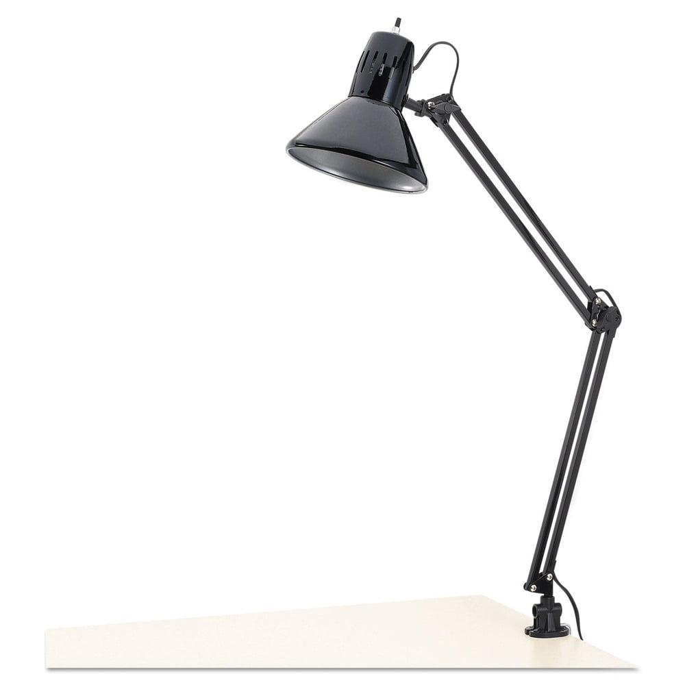 Architect Lamp Adjustable, Clamp-on, 6.75"w x 20"d x 28"h, Black