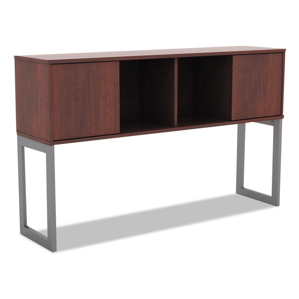 Alera Alera Open Office Desk Series Hutch, 59w x 15d x 36.38h, Medium Cherry