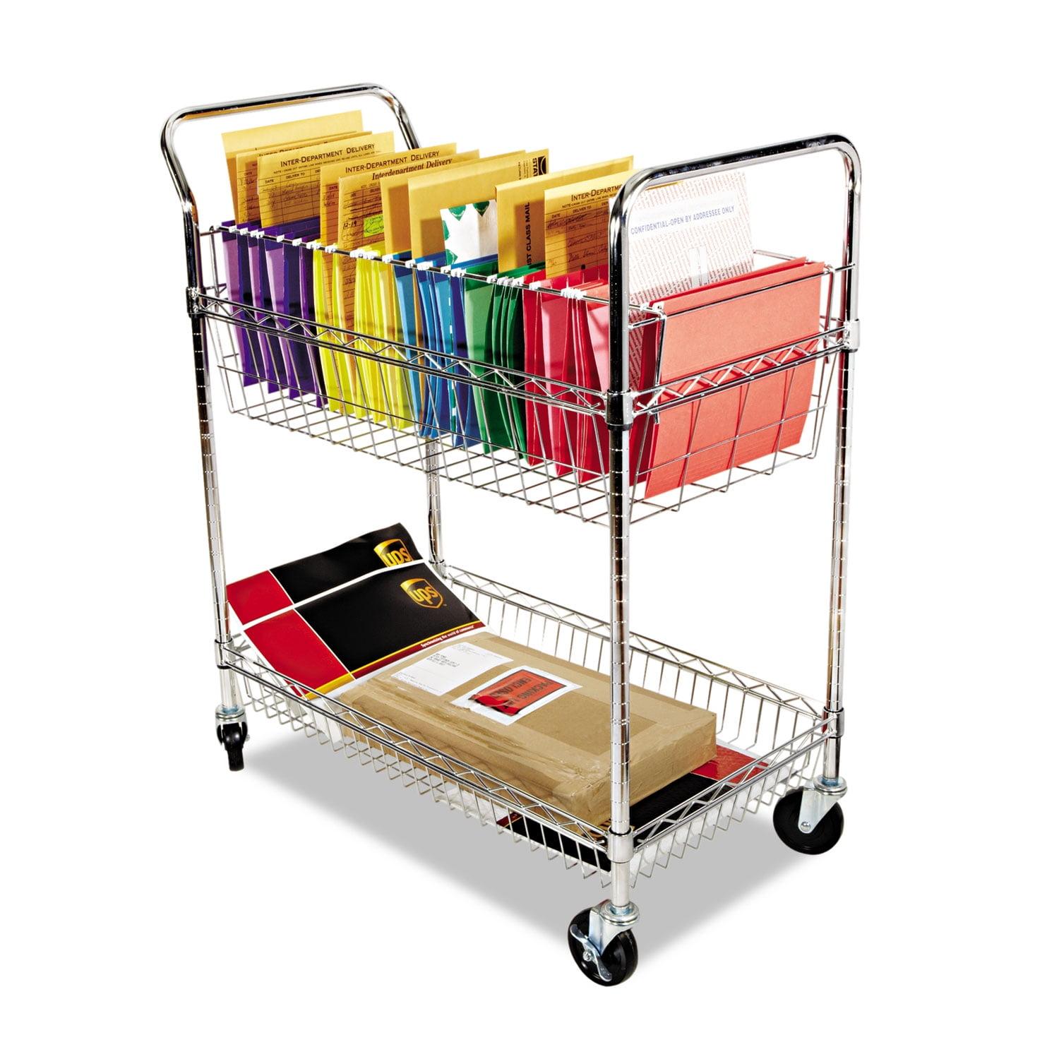 Two-Shelf,Carry-all Cart/Mail Cart,