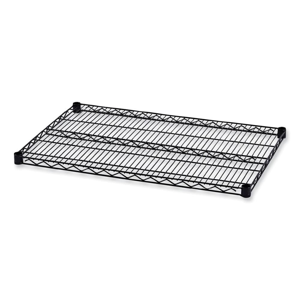 Black 36" x 24" Industrial Wire Shelving Unit