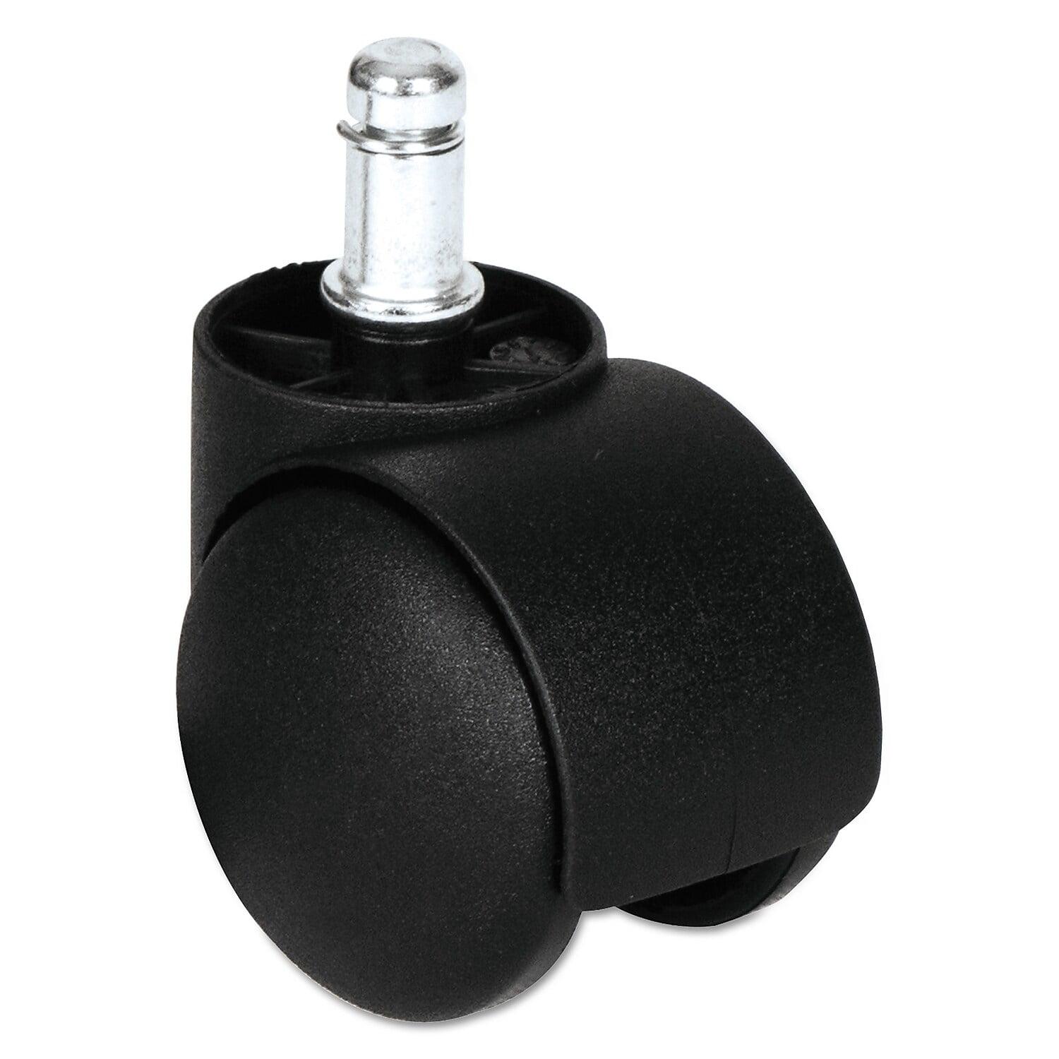 Alera® B Stem,1.5"Dual Wheel Hooded Caster