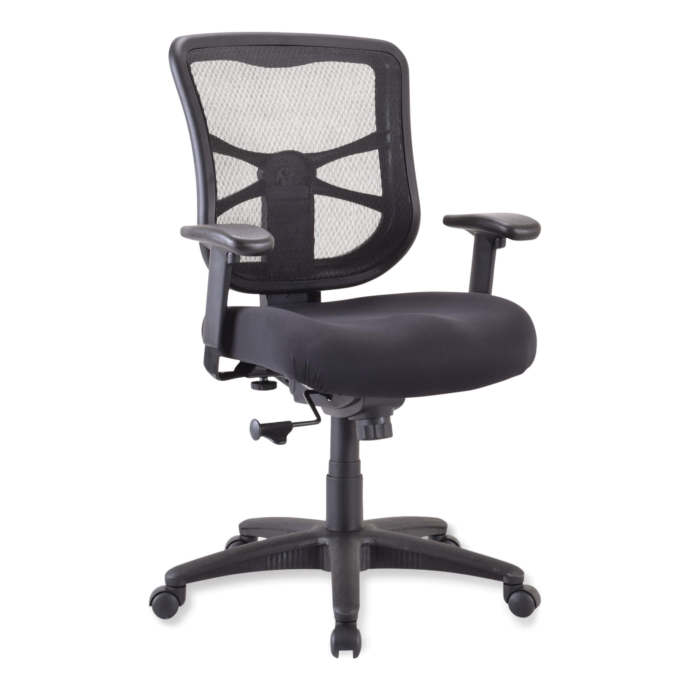 Black Mesh Adjustable Ergonomic Task Chair with Swivel