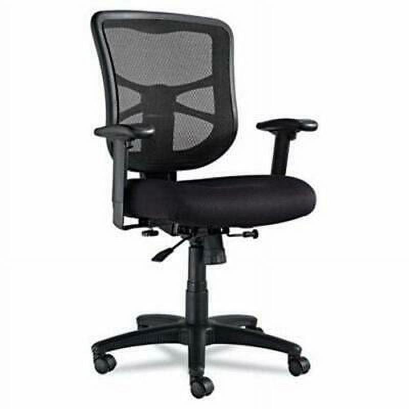 Black Mesh Adjustable Ergonomic Task Chair with Swivel