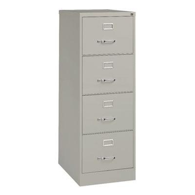 Light Gray 4-Drawer Lockable Legal Size Vertical File Cabinet