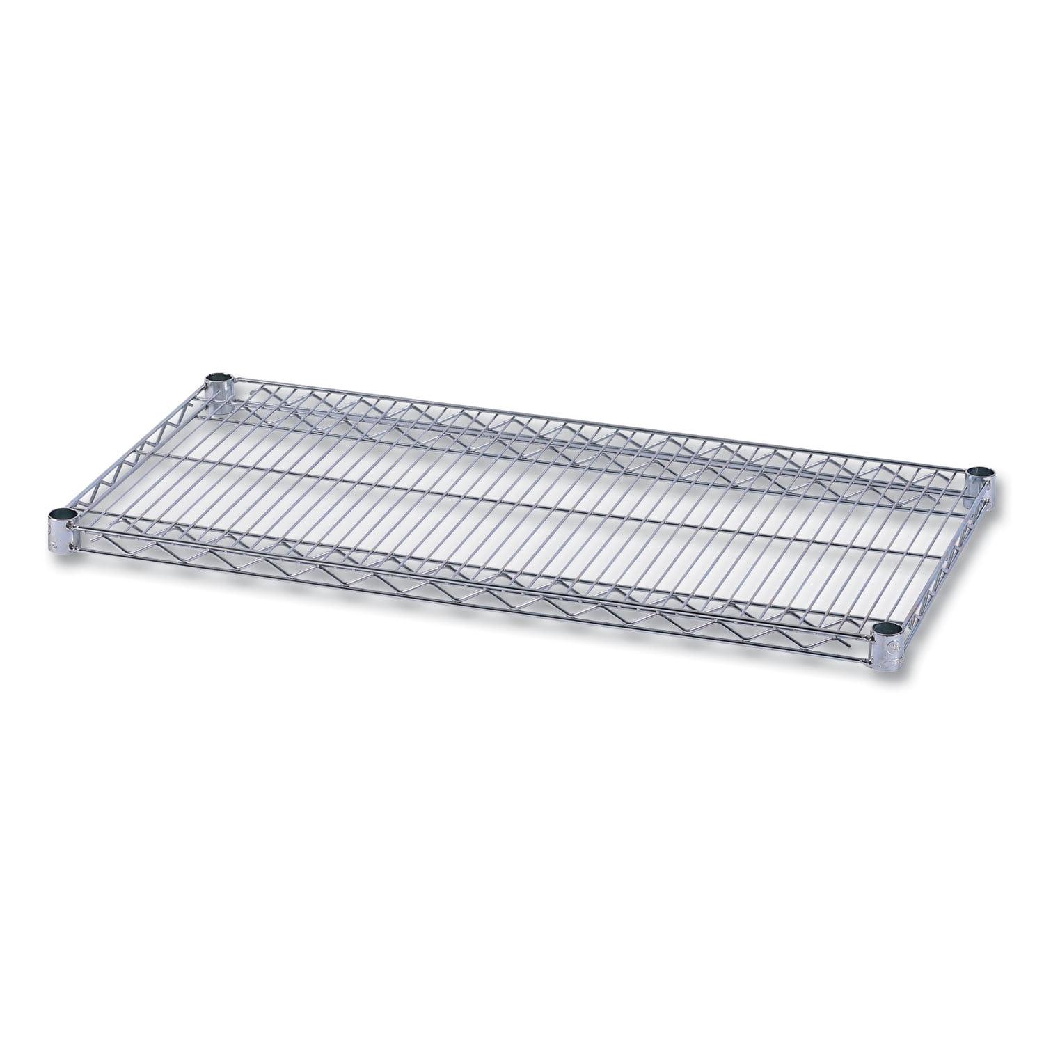 Alera Silver 36" x 18" Industrial Wire Shelving