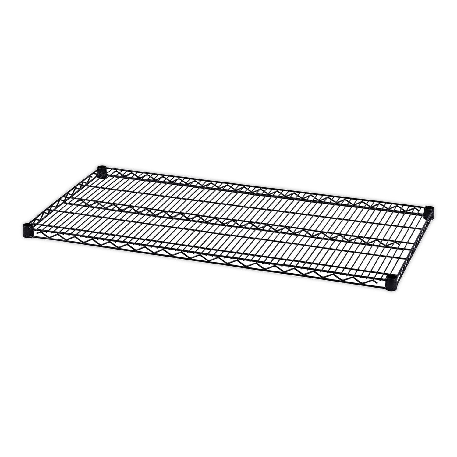 Alera® Two-Shelve 48" W x 24" D Wire Shelving Extra Shelves in Black