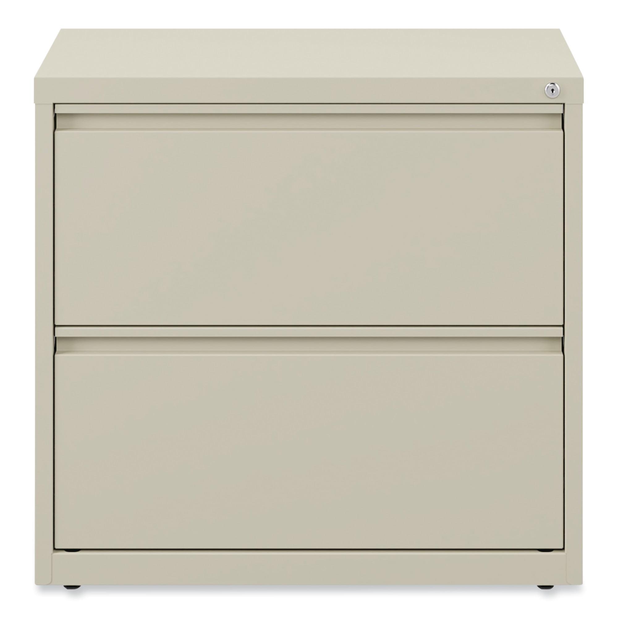 Putty 2-Drawer Lockable Mobile Legal Size File Cabinet