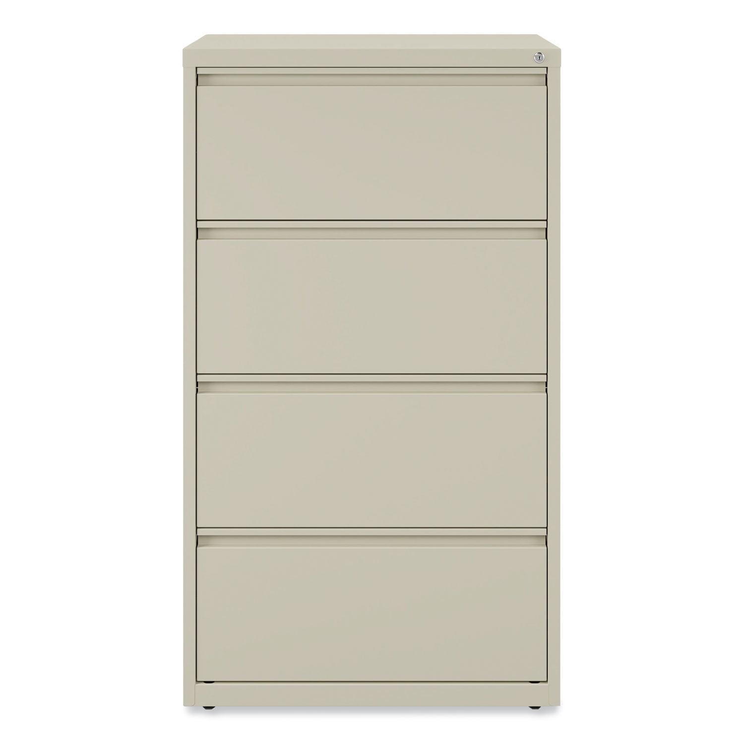 Putty 30'' Wide Lockable 4-Drawer Steel Legal File Cabinet