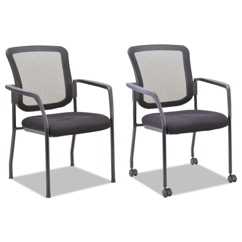 Alera® Stackable Mesh Seat Waiting Room Chair with Metal Frame