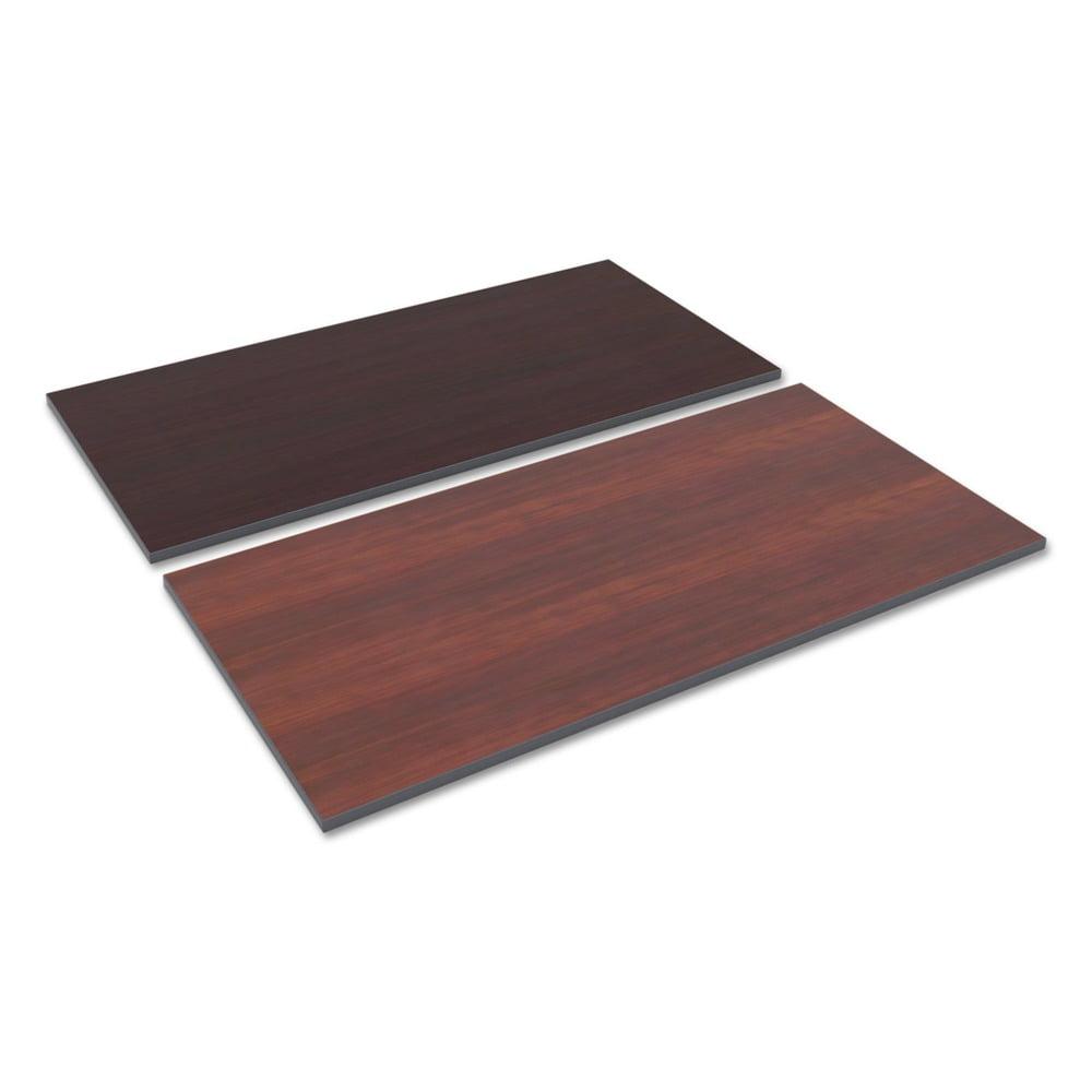 Medium Cherry and Mahogany Reversible Laminate Table Top