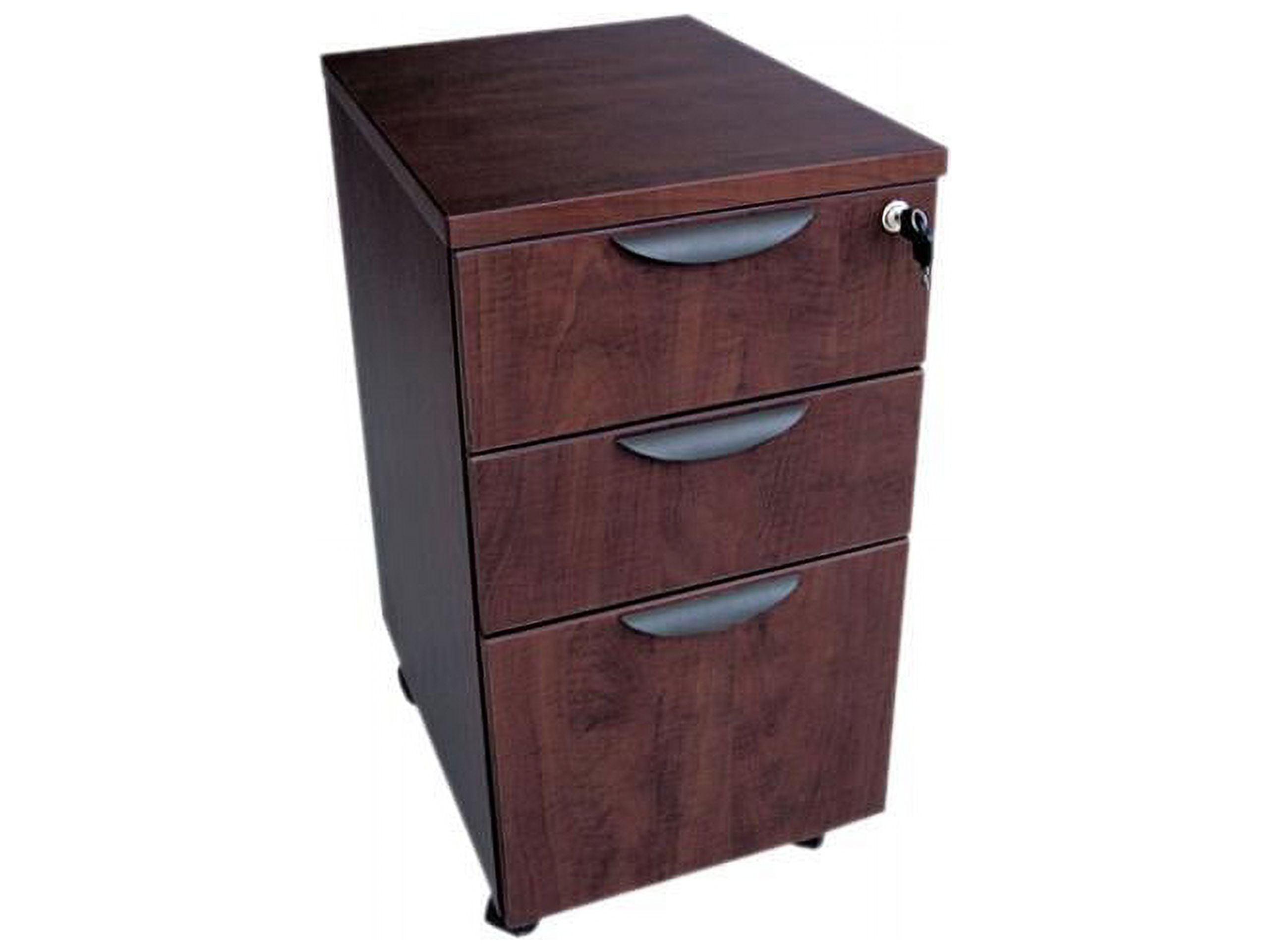 Valencia Series 15.88'' Wide 3 -Drawer Mobile File Cabinet