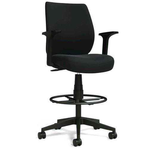 Alera Wessex Drafting Stool - Black