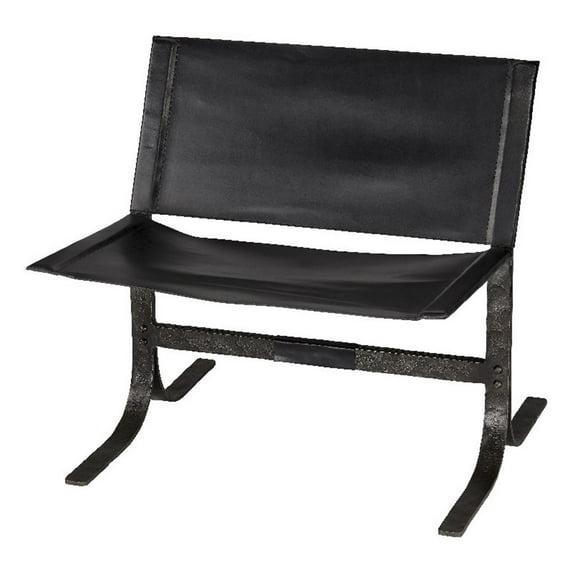 Jamie Young Company Alessa Faux Leather Upholstered Bench