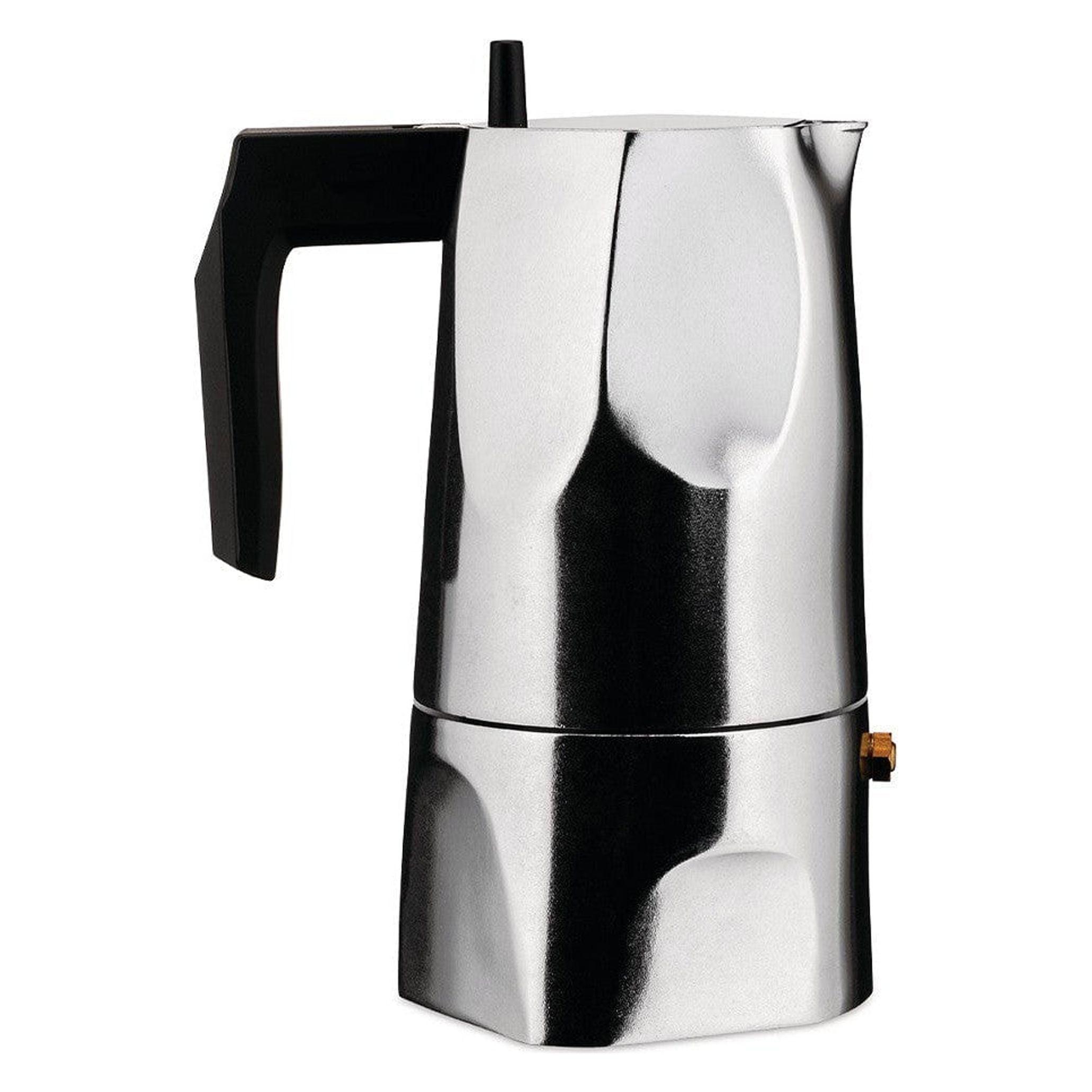 Alessi Ossidiana Espresso Coffee Maker Aluminium / Cups 1