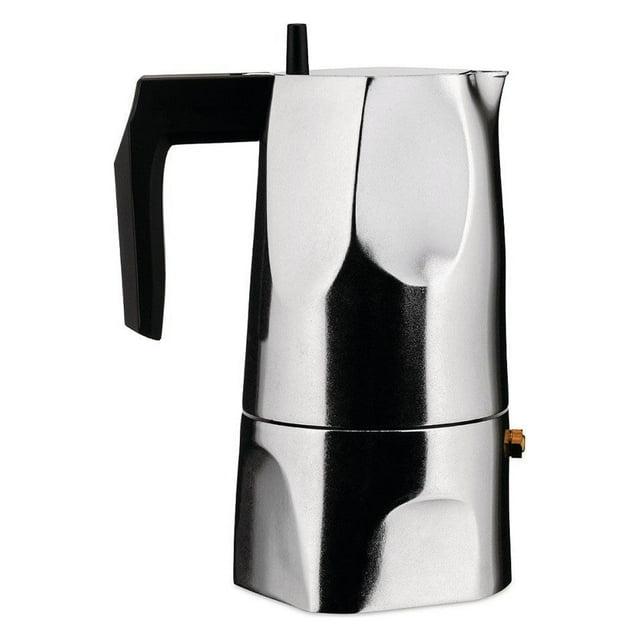 Alessi Ossidiana Espresso Coffee Maker Aluminium / Cups 1