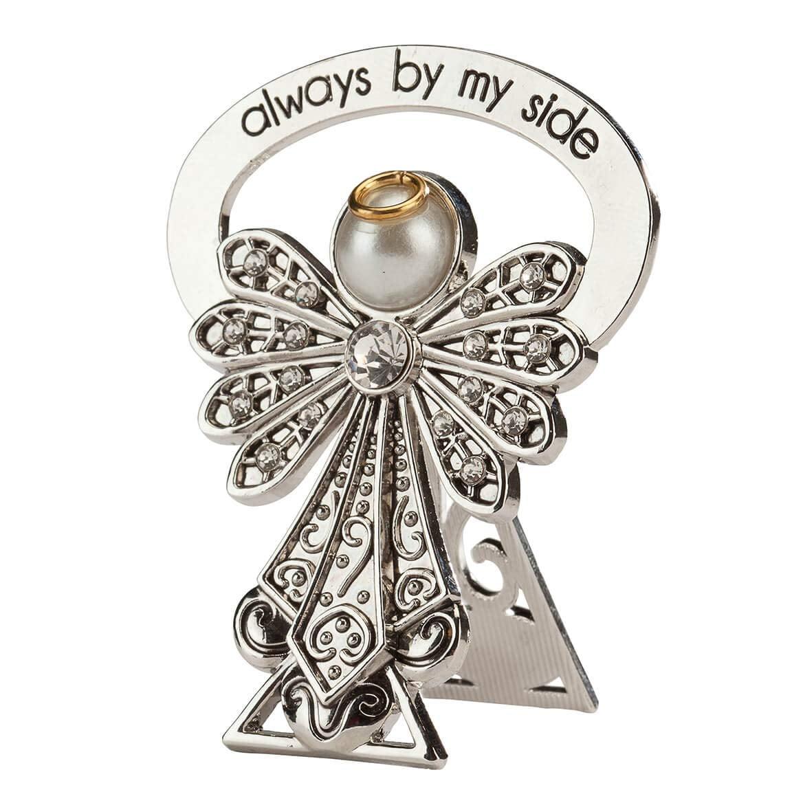 Roman, 2.5" RHD BEDSIDE ANGEL-CRYSTAL CRYSTAL WINGS BEDSIDE CARDING