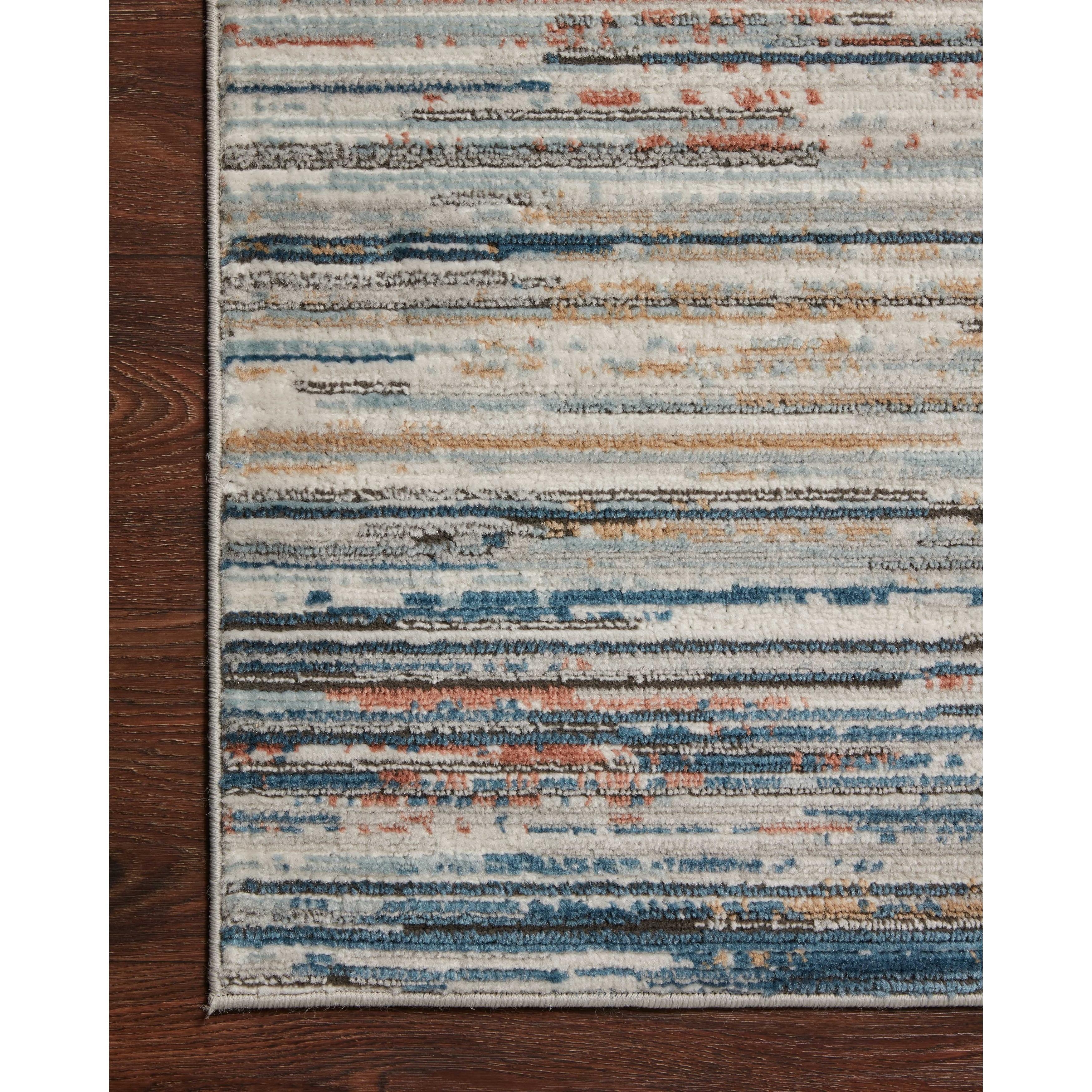 Pebble Multi Abstract Modern Ombre Area Rug 5'-3" x 7'-6"