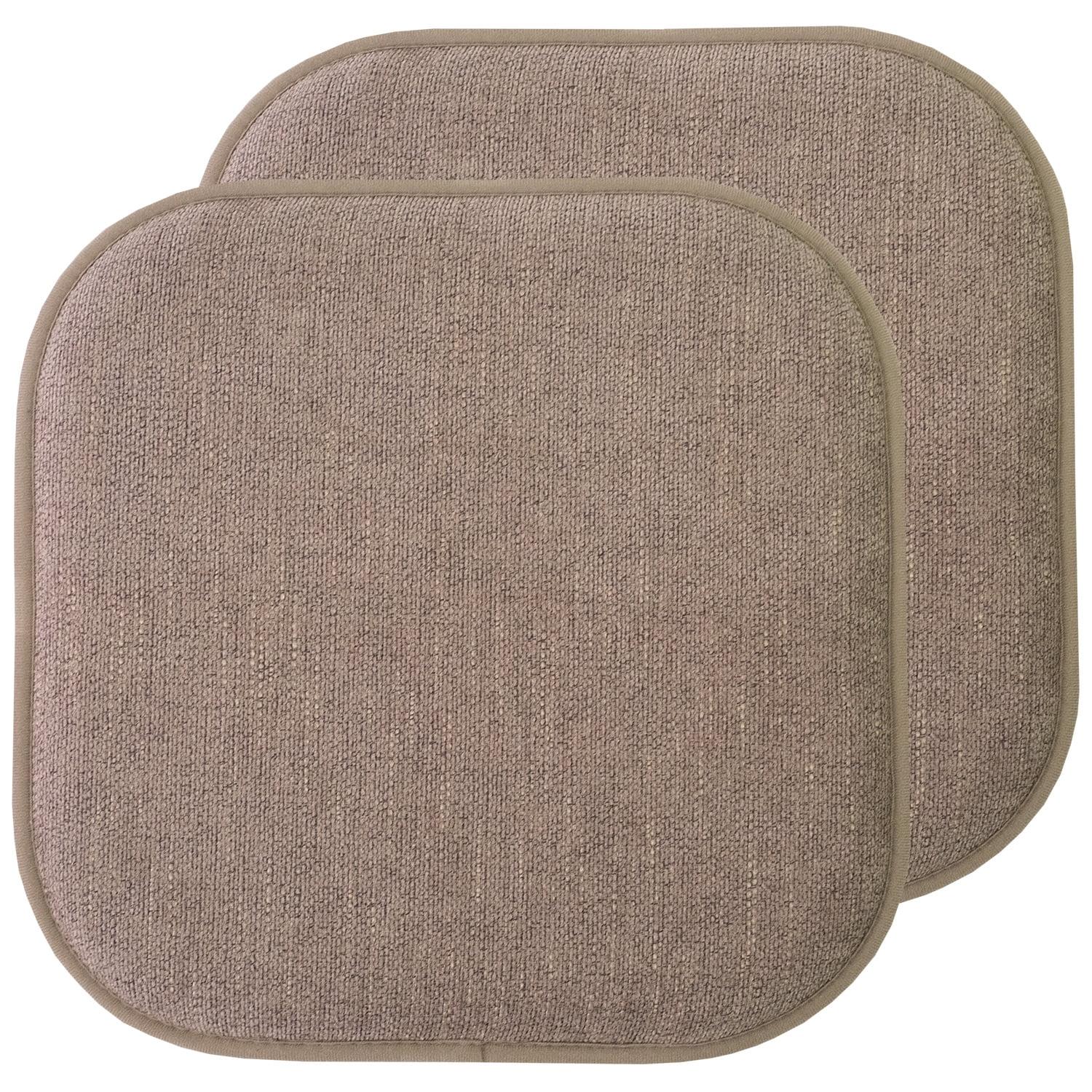 Alexis Memory Foam No Slip Back 16" x 16" Chair Pad Cushion