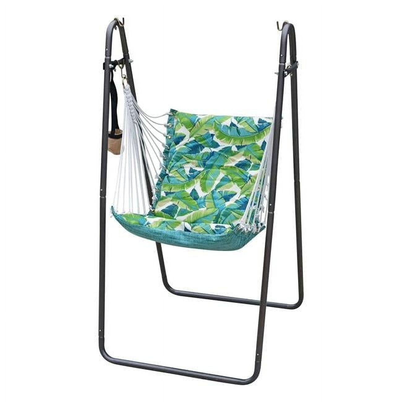 Soft Comfort Swing Chair & Stand - Green - Algoma