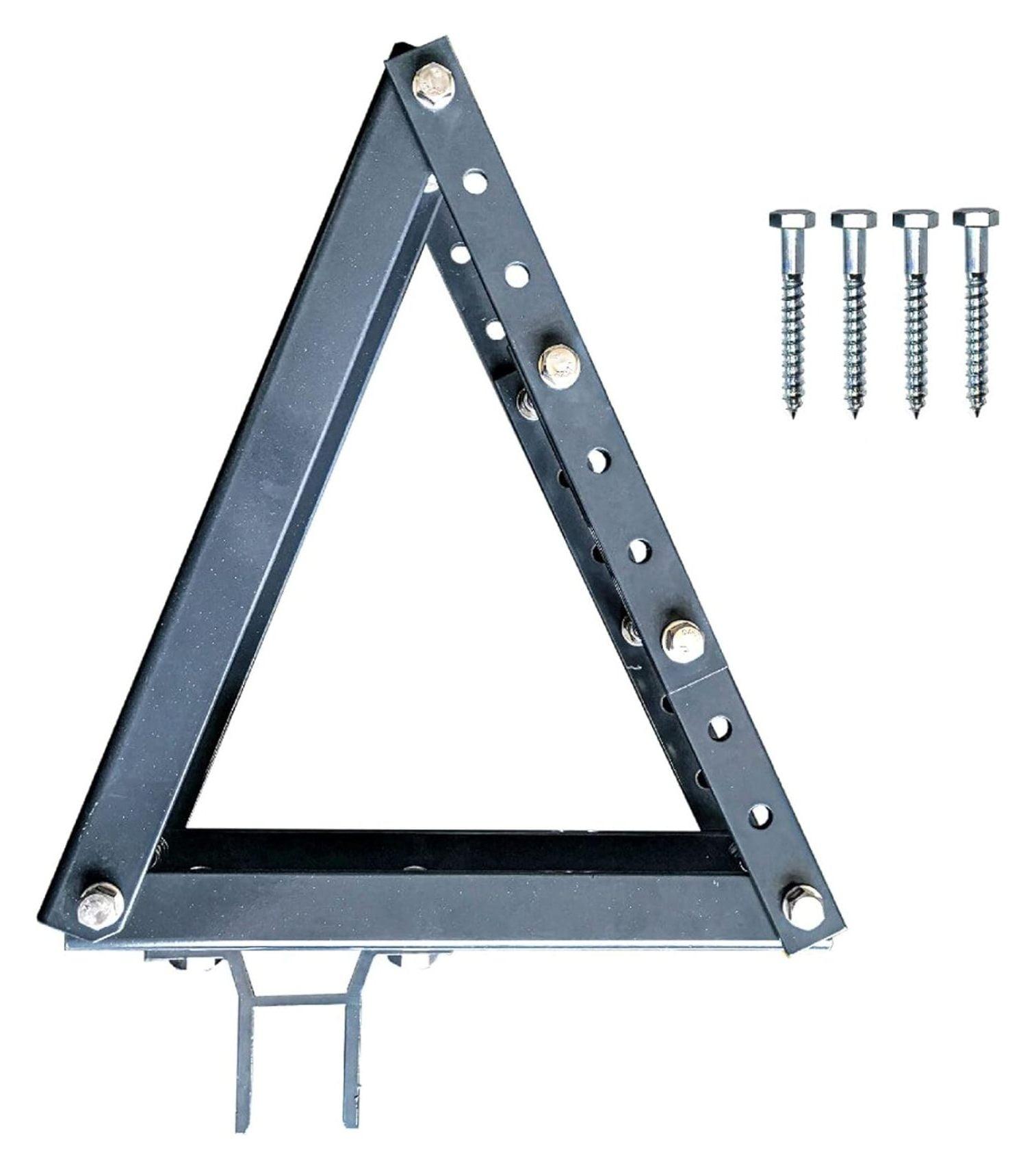 Dark Gray Aluminum Roof Bracket for Half Cassette Awnings