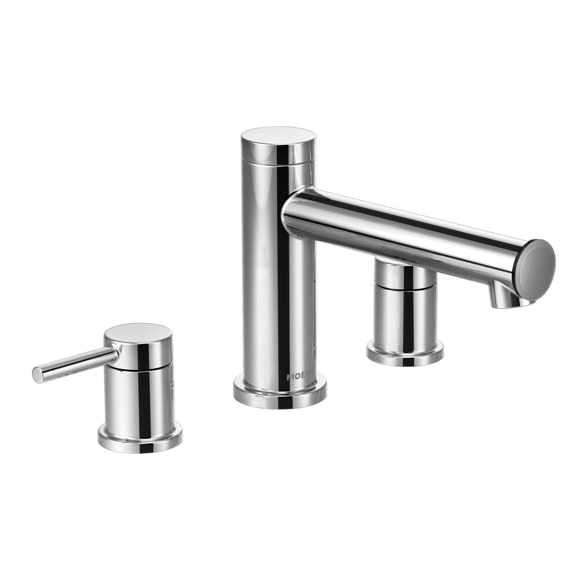 Align Double Handle Deck Mounted Roman Tub Faucet Trim