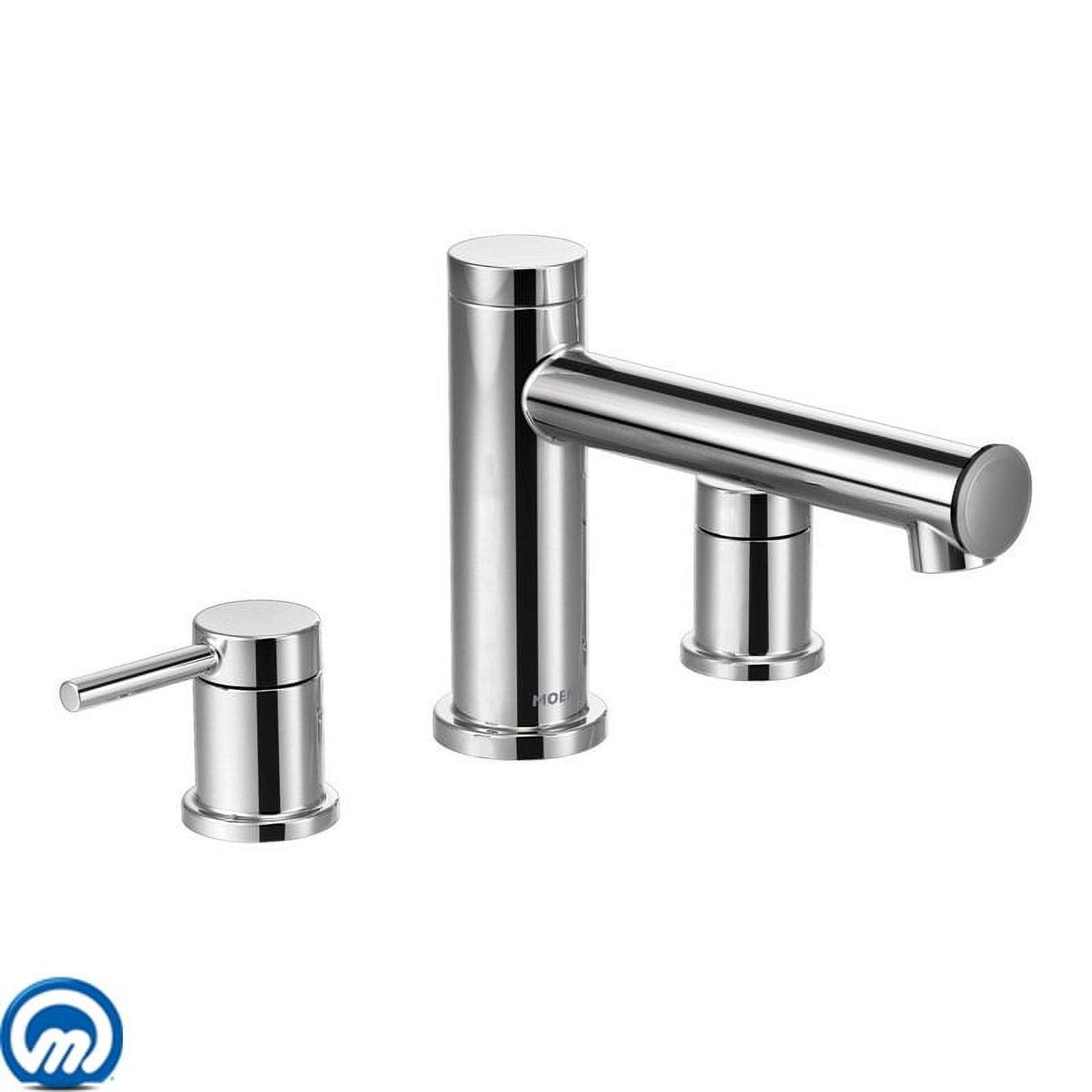 Align Double Handle Deck Mounted Roman Tub Faucet Trim