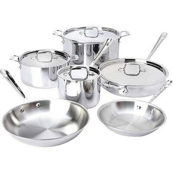 All-Clad © d3 Stainless Steel 10-Piece Cookware Set