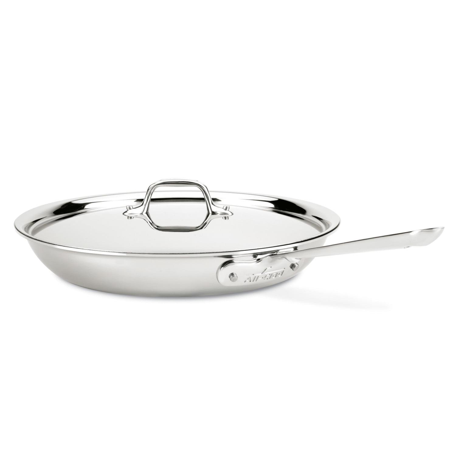 All-Clad D3® Stainless Steel Frying Pan with Lid