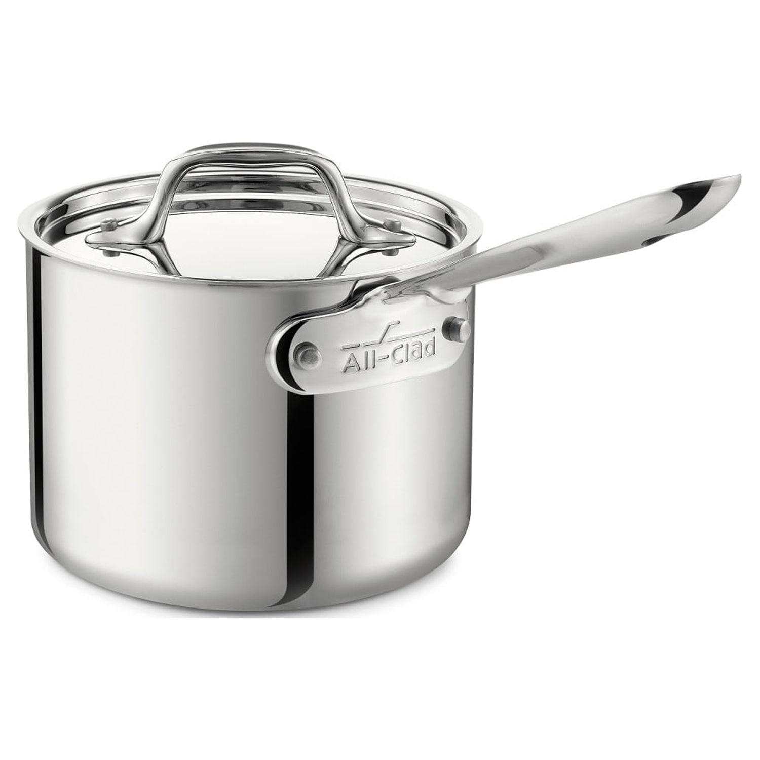 All-Clad 1.5 Quart Stainless Steel Sauce Pan with Lid