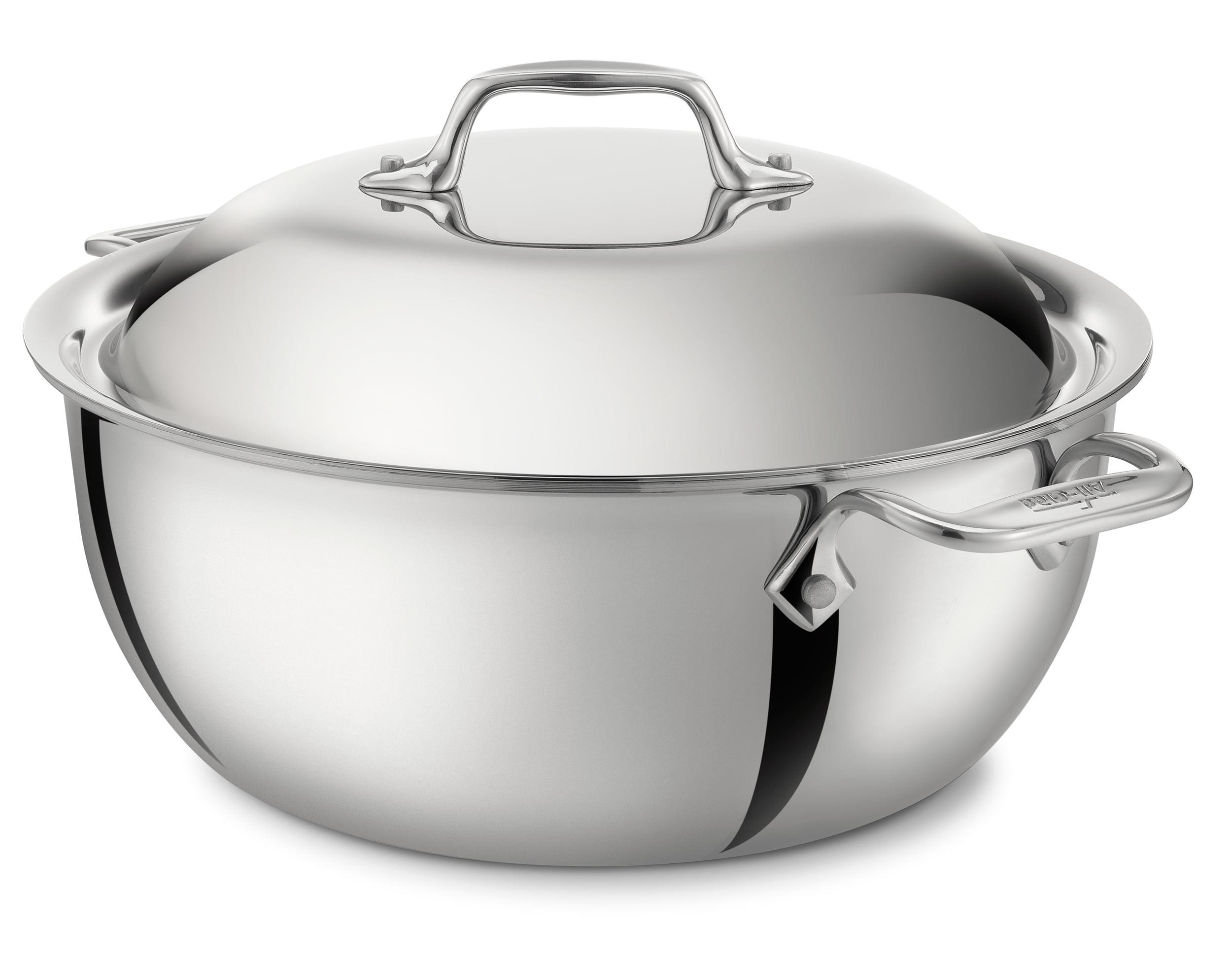 All-Clad 5.5 Quart Stainless Steel Tri-Ply Dutch Oven